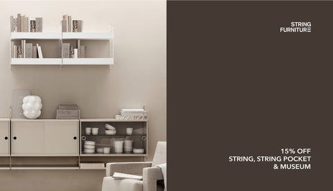 String Furniture Sale – 15% Off Select Collections