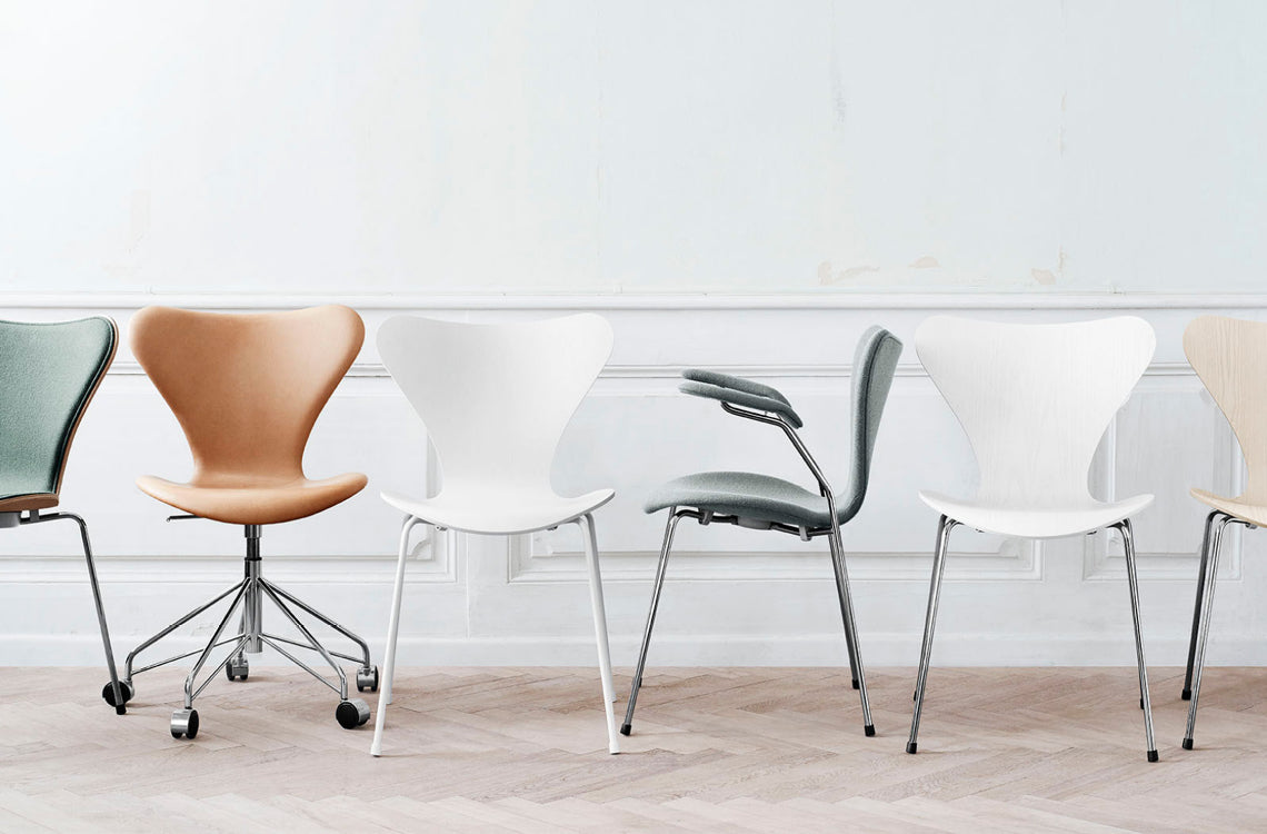 Design Eternal. The Fritz Hansen Series 7 designed by Arne Jacobsen