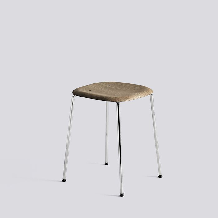 Soft Edge 70 Stool, Oak Seat