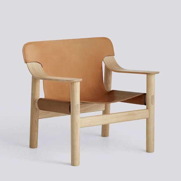 Bernard Lounge Chair - Leather Covered