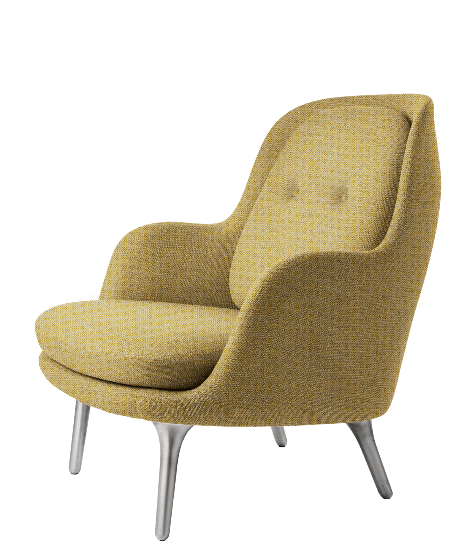 Fri Easy Chair - Brushed Aluminium