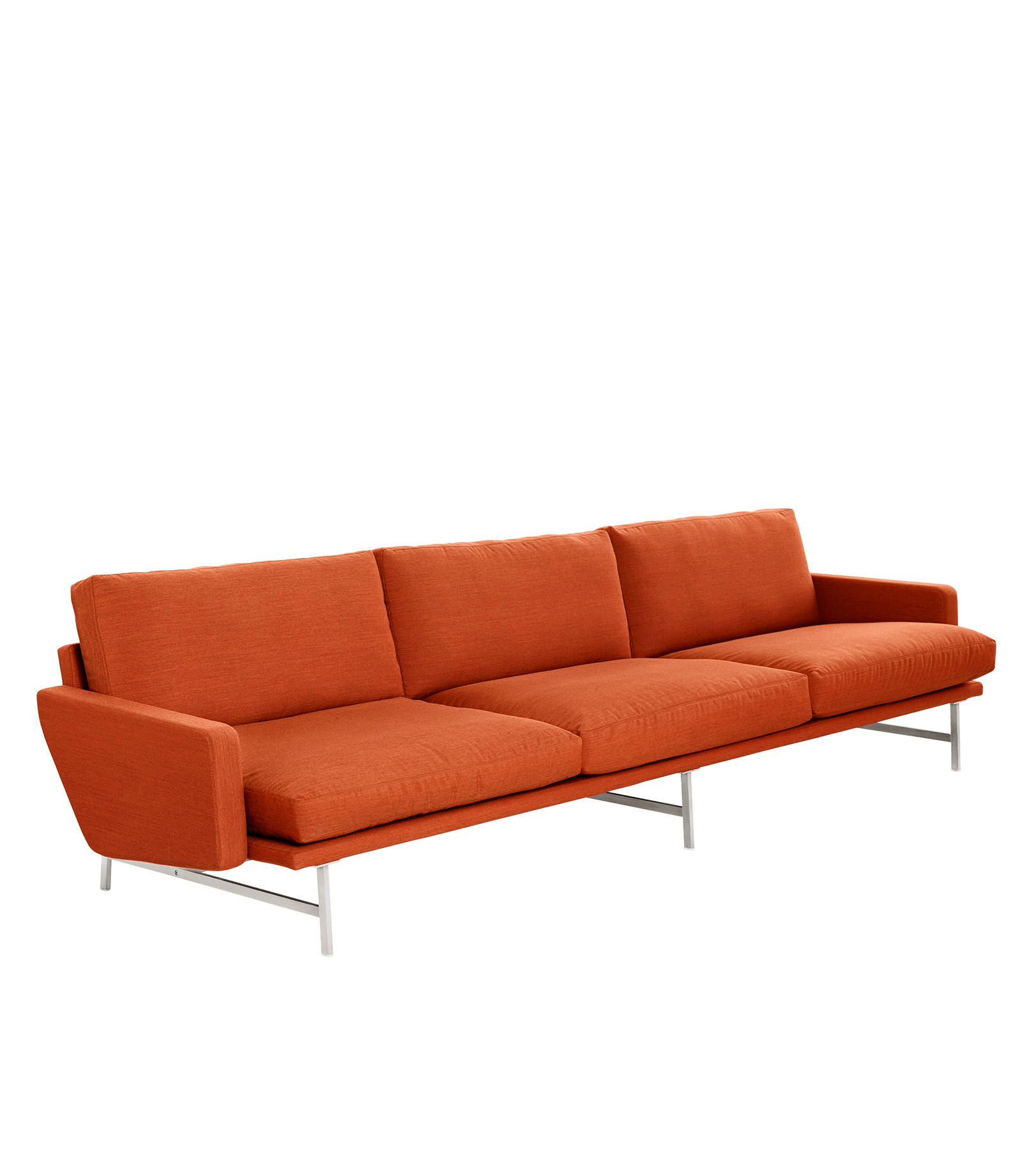Lissoni 3 Seater 288cm w Armrests, Mat