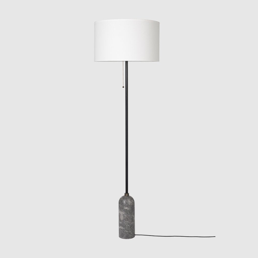 Gravity Floor Lamp Blackened Steel Base