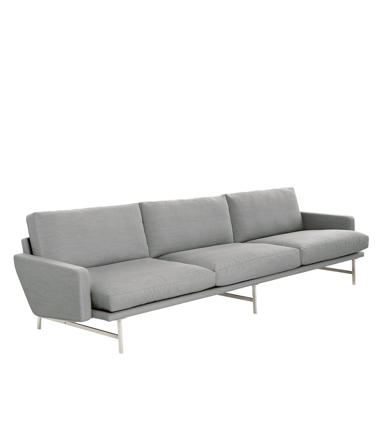 Lissoni 3 Seater 288cm w Armrests, Mat