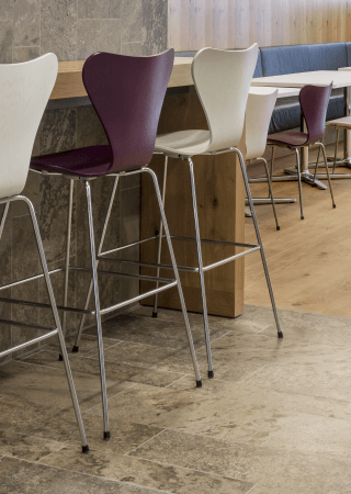 Series 7, Bar Stool, Front Upholstery