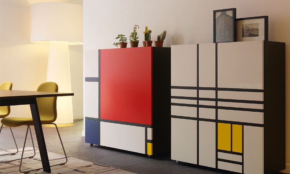 Homage to Mondrian Cabinet