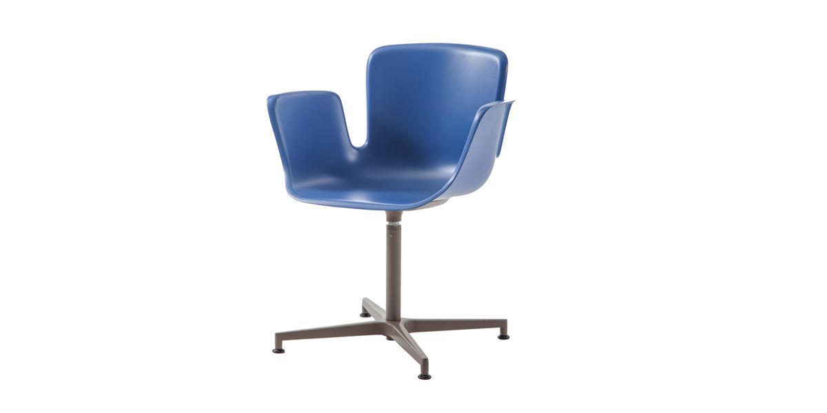 Juli Plastic Armchair 4-spoke base