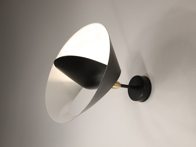 Petite Saturne Black Wall Mounted