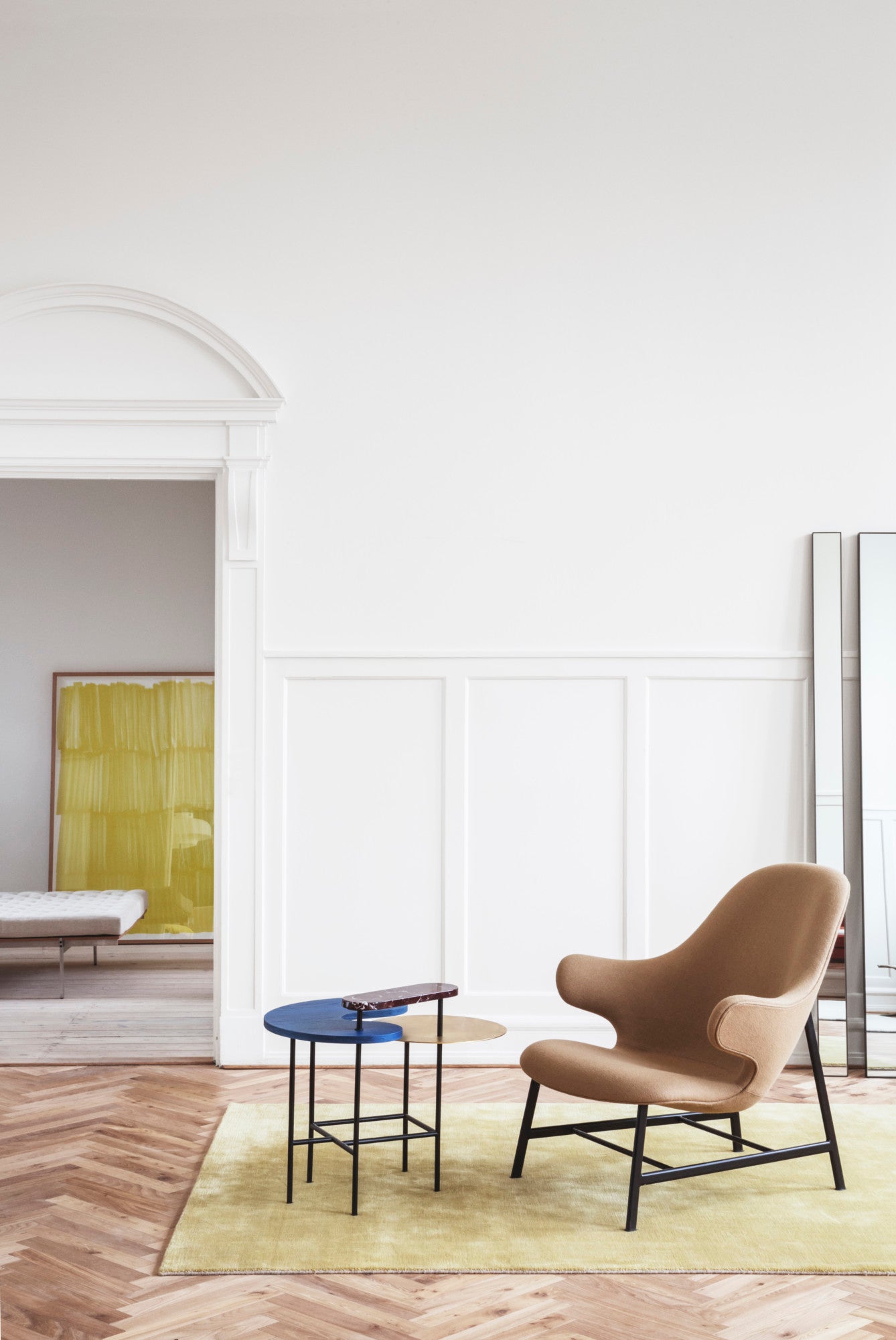 Catch Easy Chair, Flat Tube Base