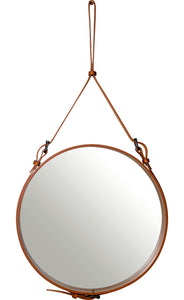 Adnet Mirror Circular - Ø58cm, Saddle