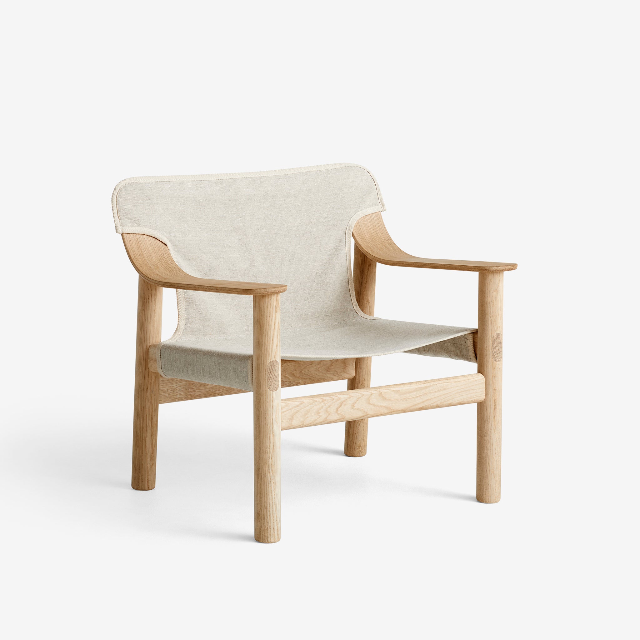 Bernard Lounge Chair - Canvas Covered