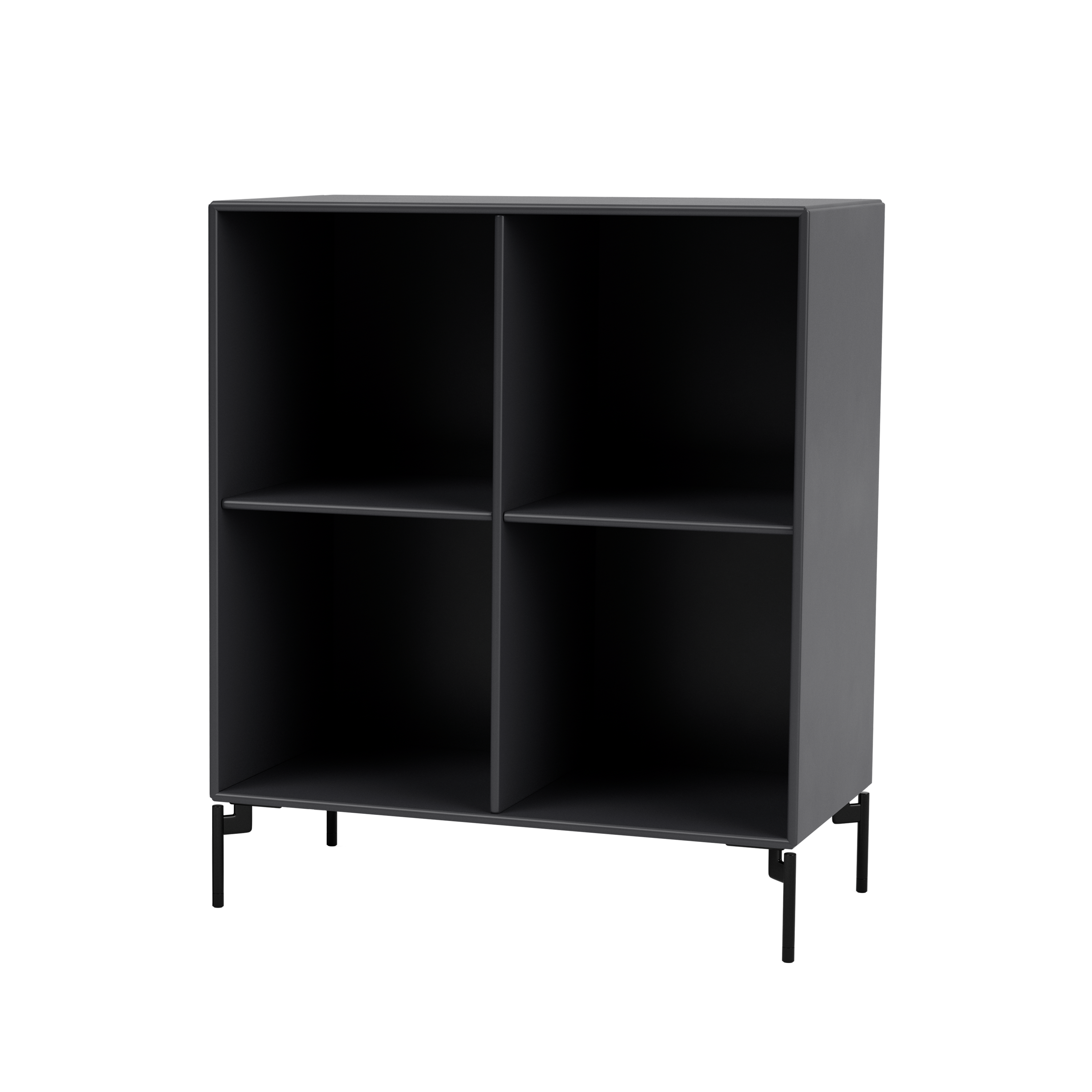 Open Bookcase with four rooms - 30 Depth