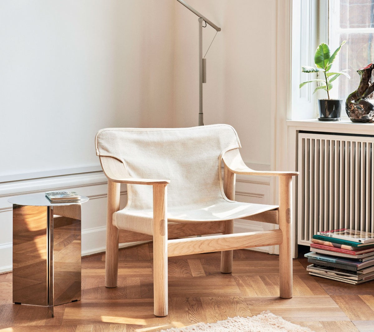 Bernard Lounge Chair - Canvas Covered