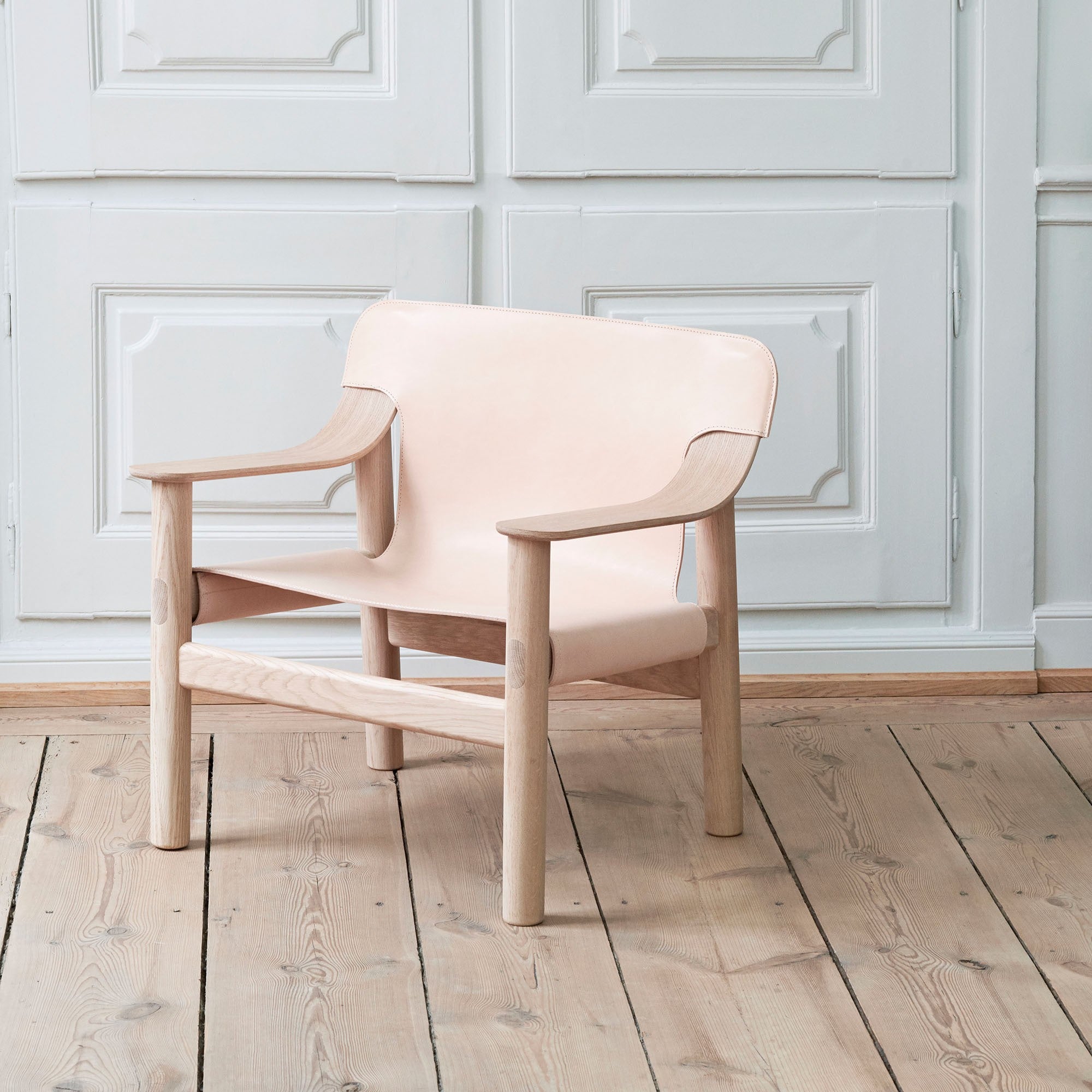 Bernard Lounge Chair - Leather Covered