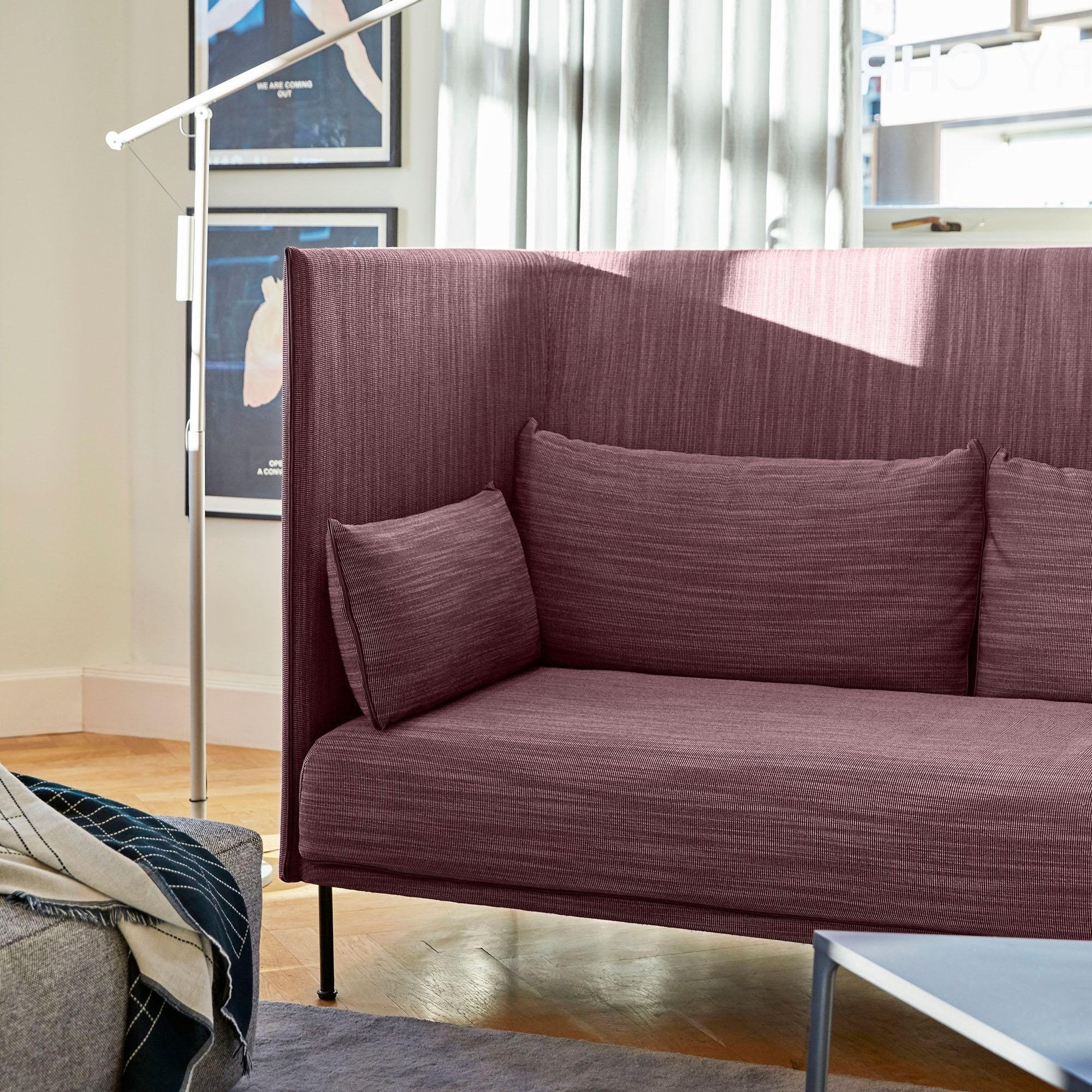 Silhouette Mono 3 seater sofa, high back