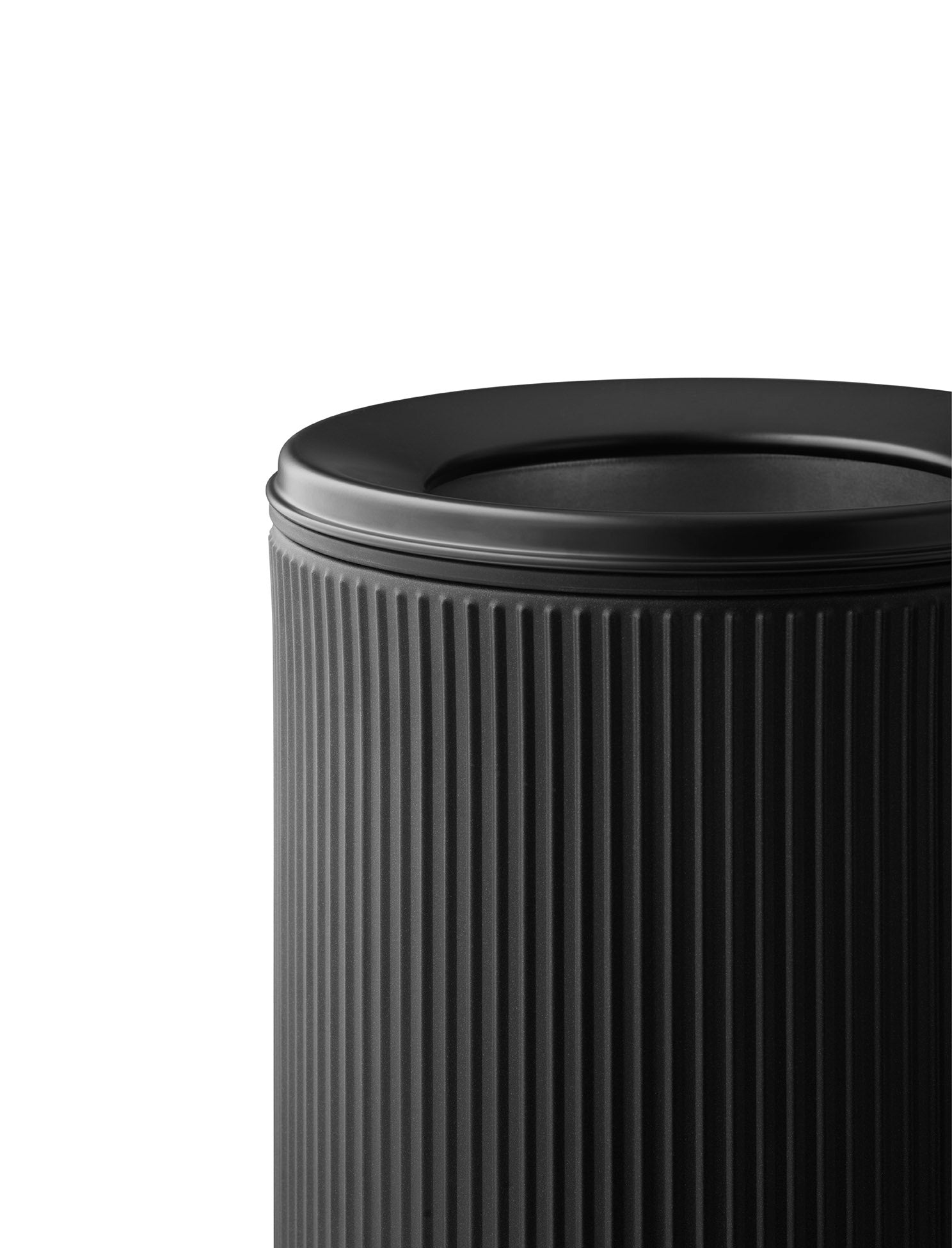 Vipp18 Open Top Bin 22L - Black Lid