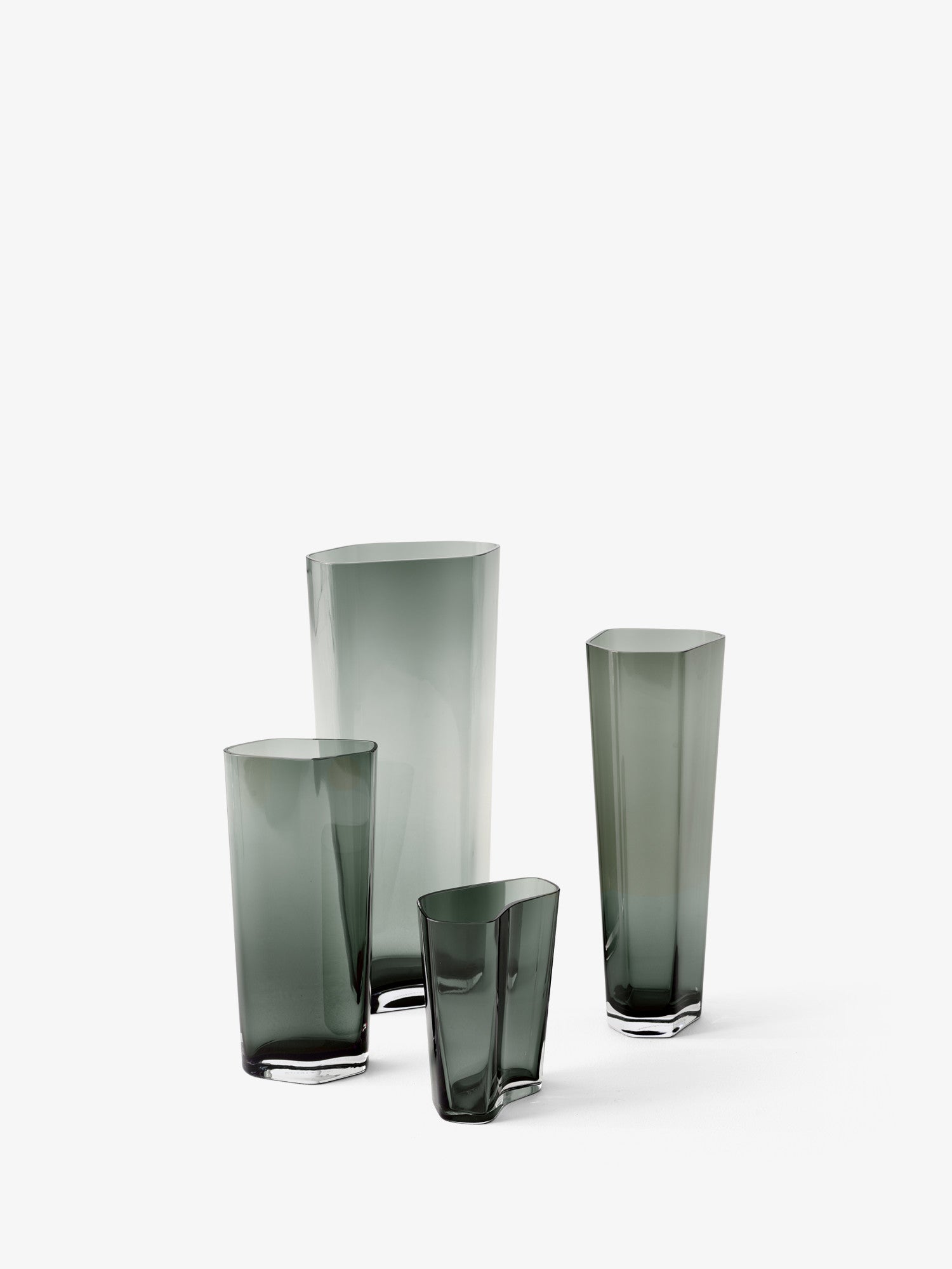 Collect SC35 - Glass Vase, Smoked
