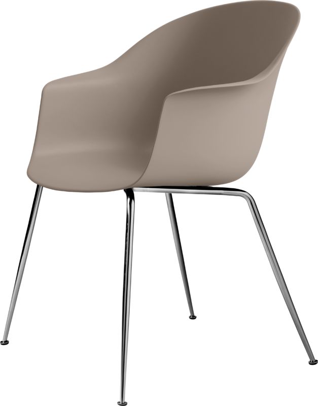 Bat Dining Chair, Unupholstered, Conic