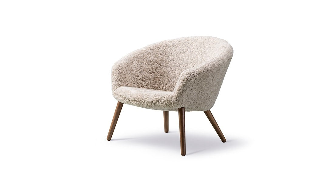 Ditzel Lounge Chair, Sheepskin