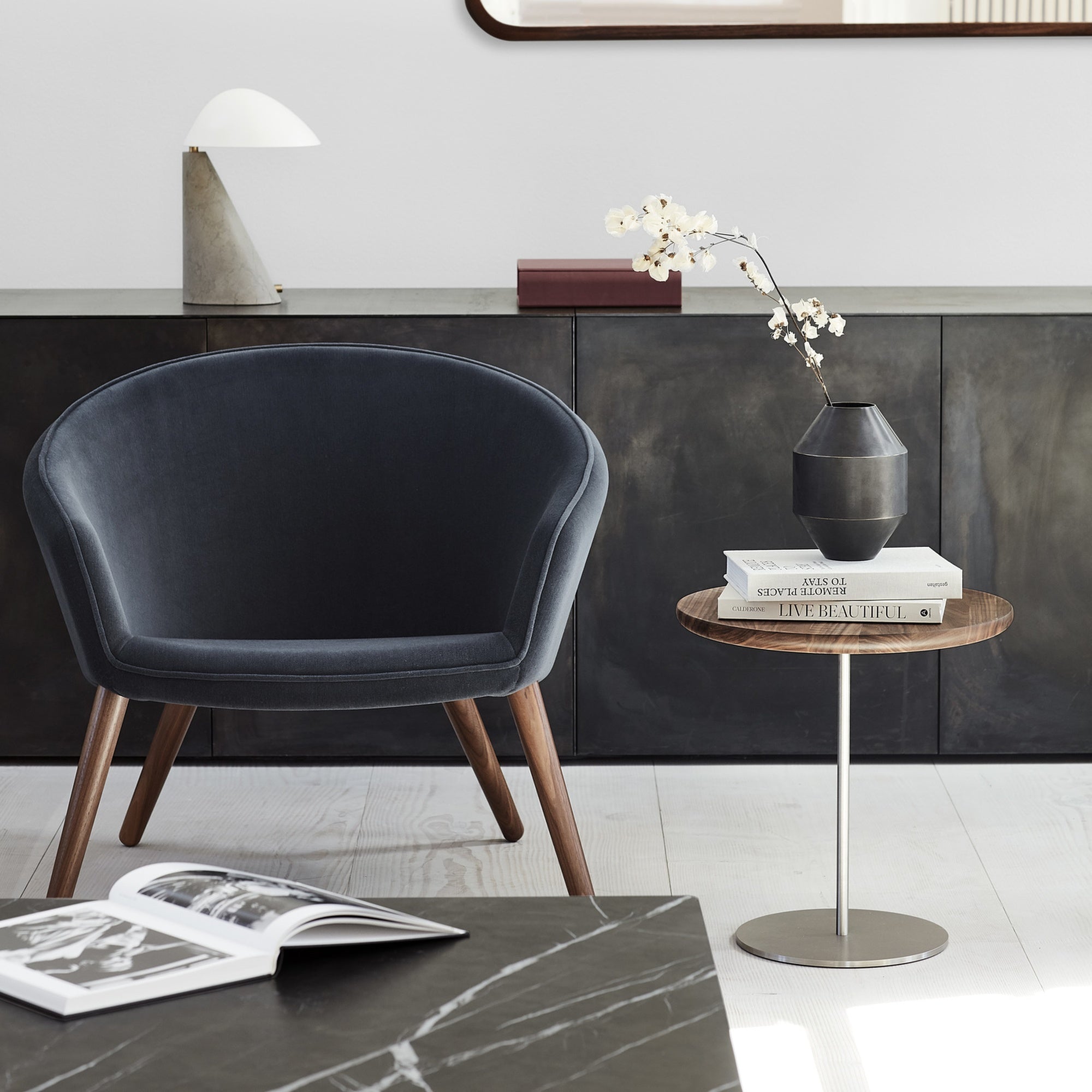 Ditzel Lounge Chair, Sheepskin