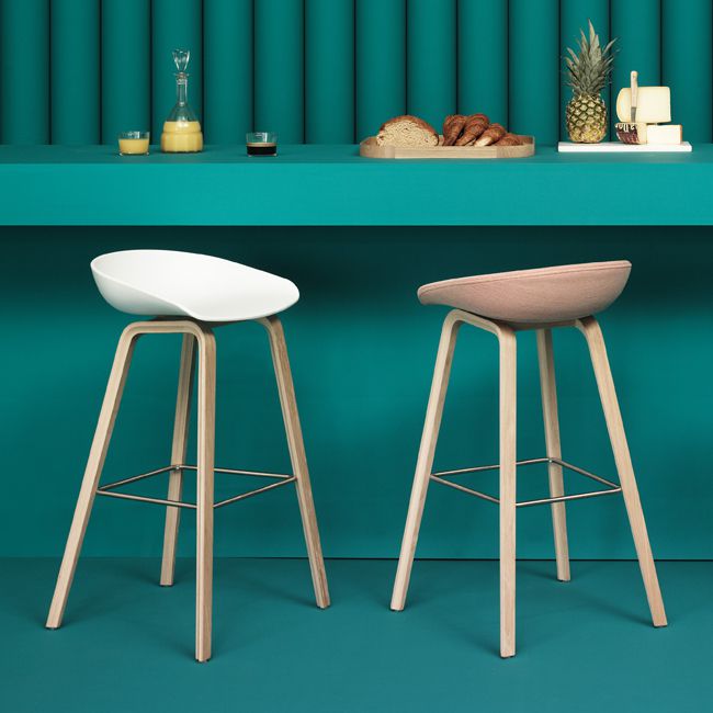 AAS32 Kitchen Stool Front Upholstery