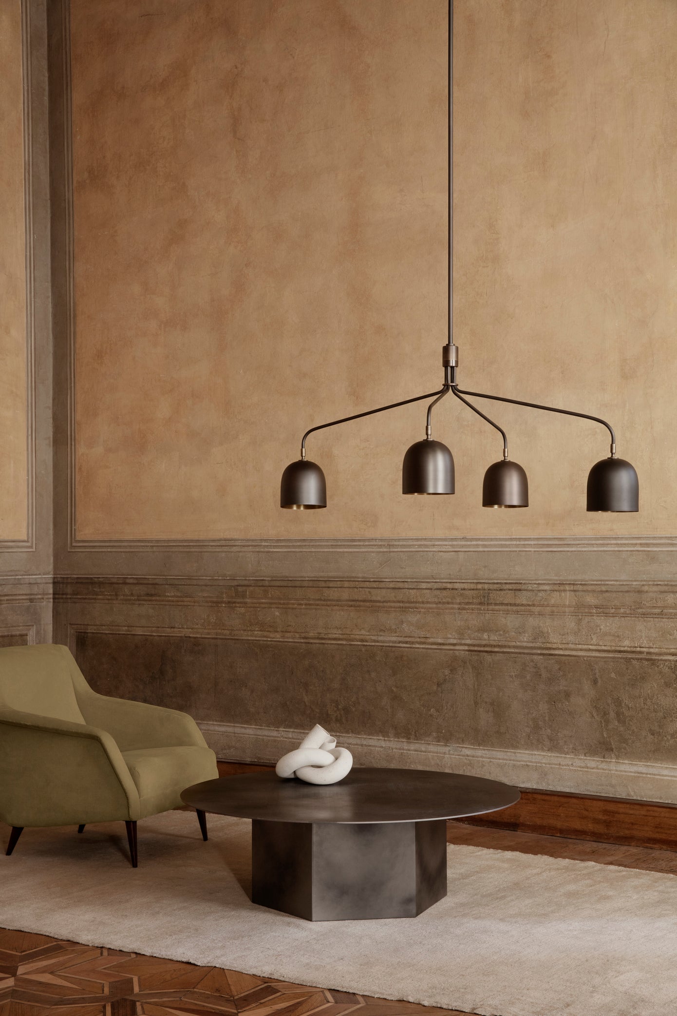 Howard Chandelier - 4-Arm Long