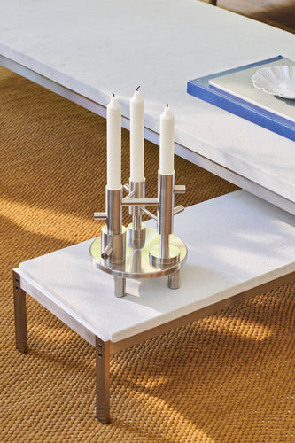 Candleholder Large - Stainless Steel