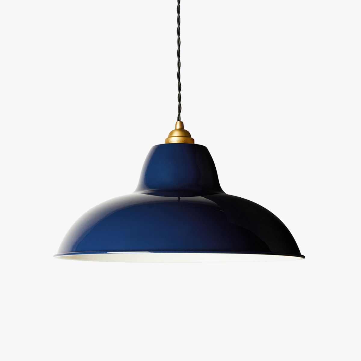 Original 1227 Brass Midi Wide Pendant