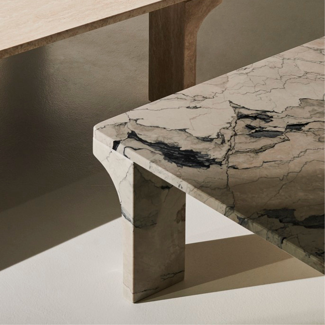 Doric Coffee Table - Rec 140x80x30cm