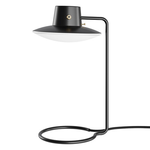 AJ Oxford Table Lamp Black H410mm