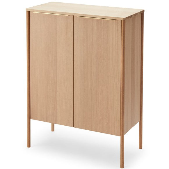 Jut High Cabinet Marble / Green