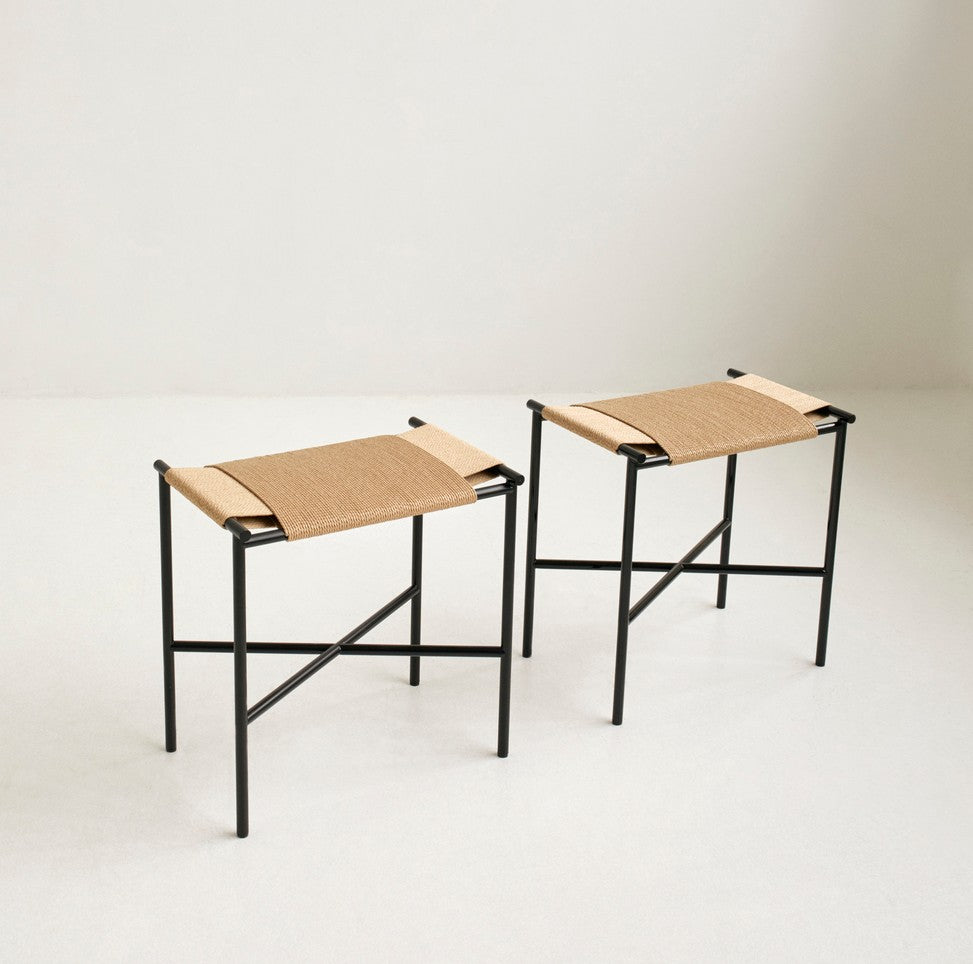 Vent Stool Steel / Black