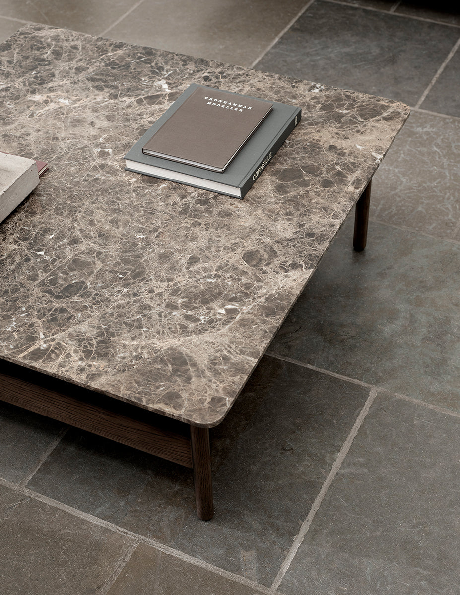 Collect Coffee Table L Square Dark Brown