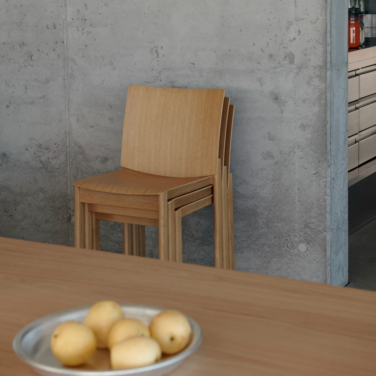 Allwood Chair AV35, Oak