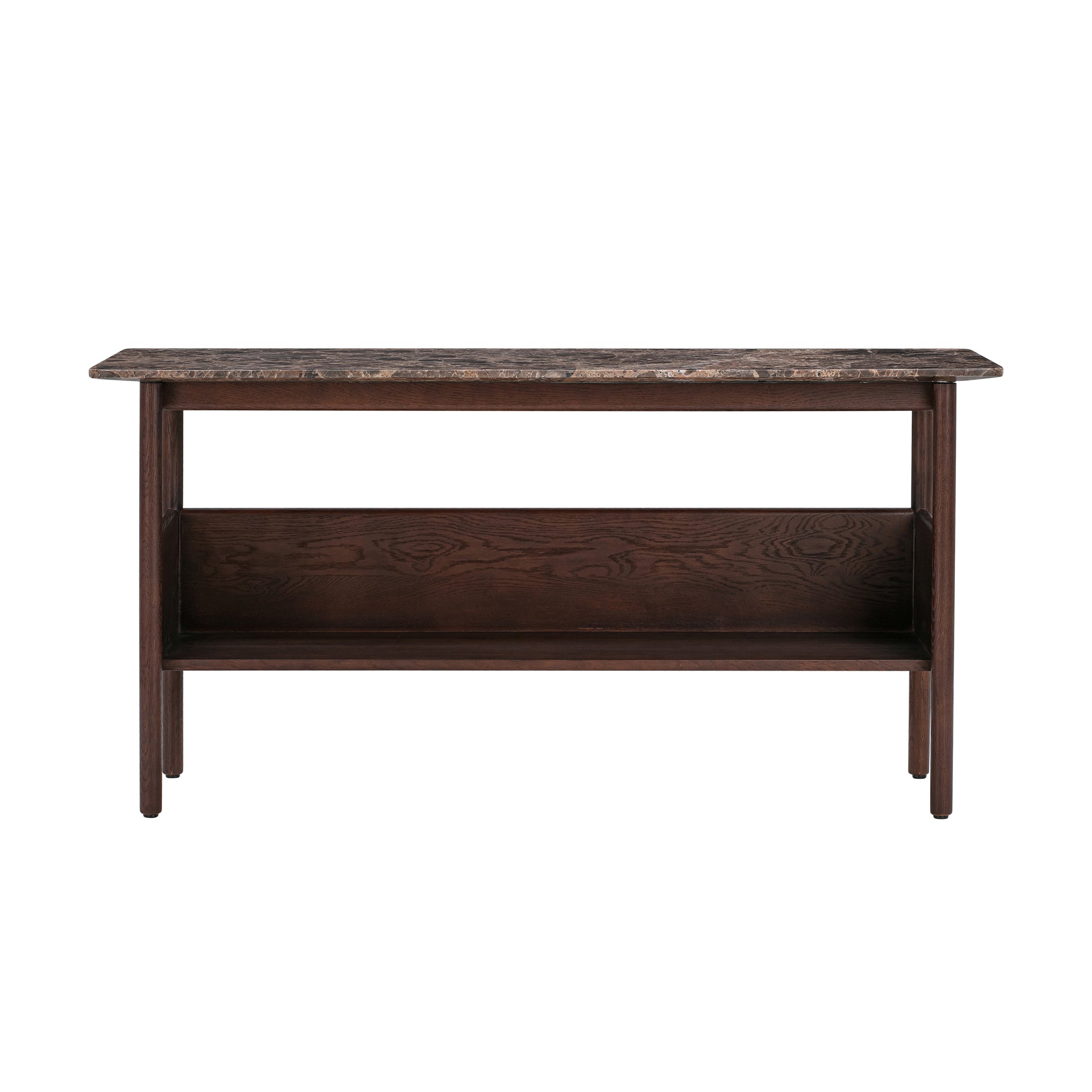 Collect Console Side Table. Low. D Brown