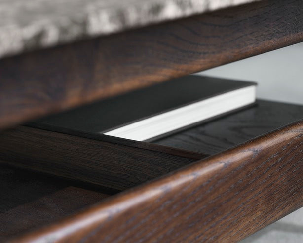 Collect Console Side Table. Low. D Brown