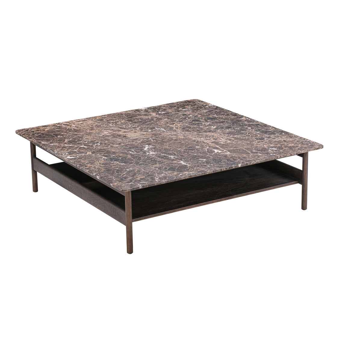 Collect Coffee Table L Square Dark Brown