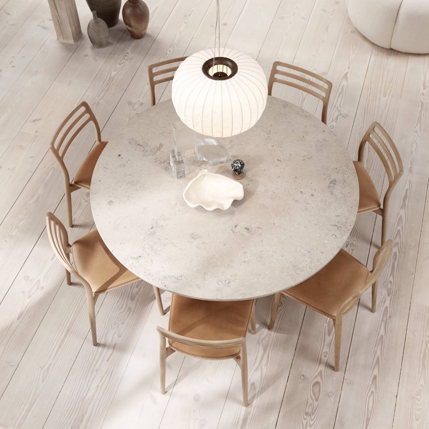 Vipp495 Cabin Round 150cm Jura Light Oak