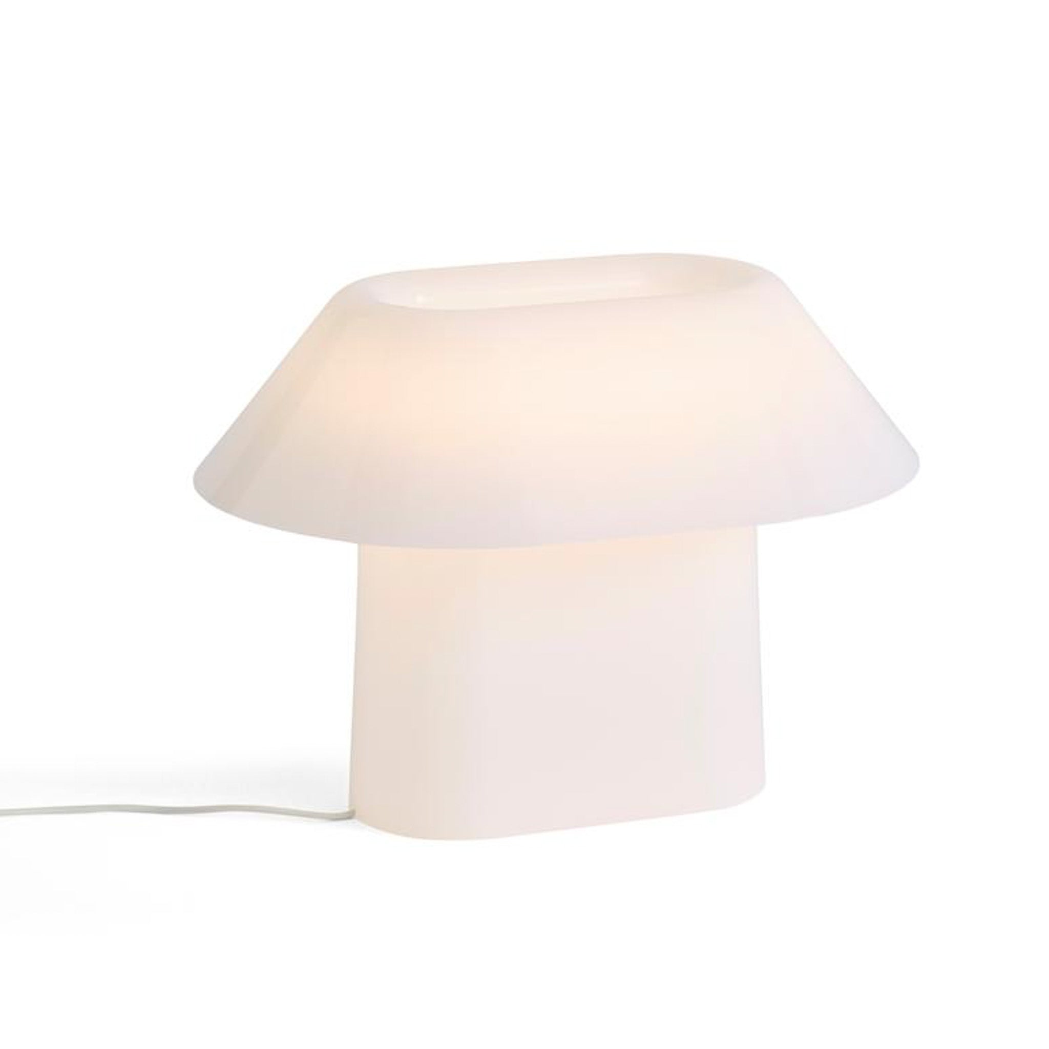 Drome Table Lamp - White Opal Acrylic