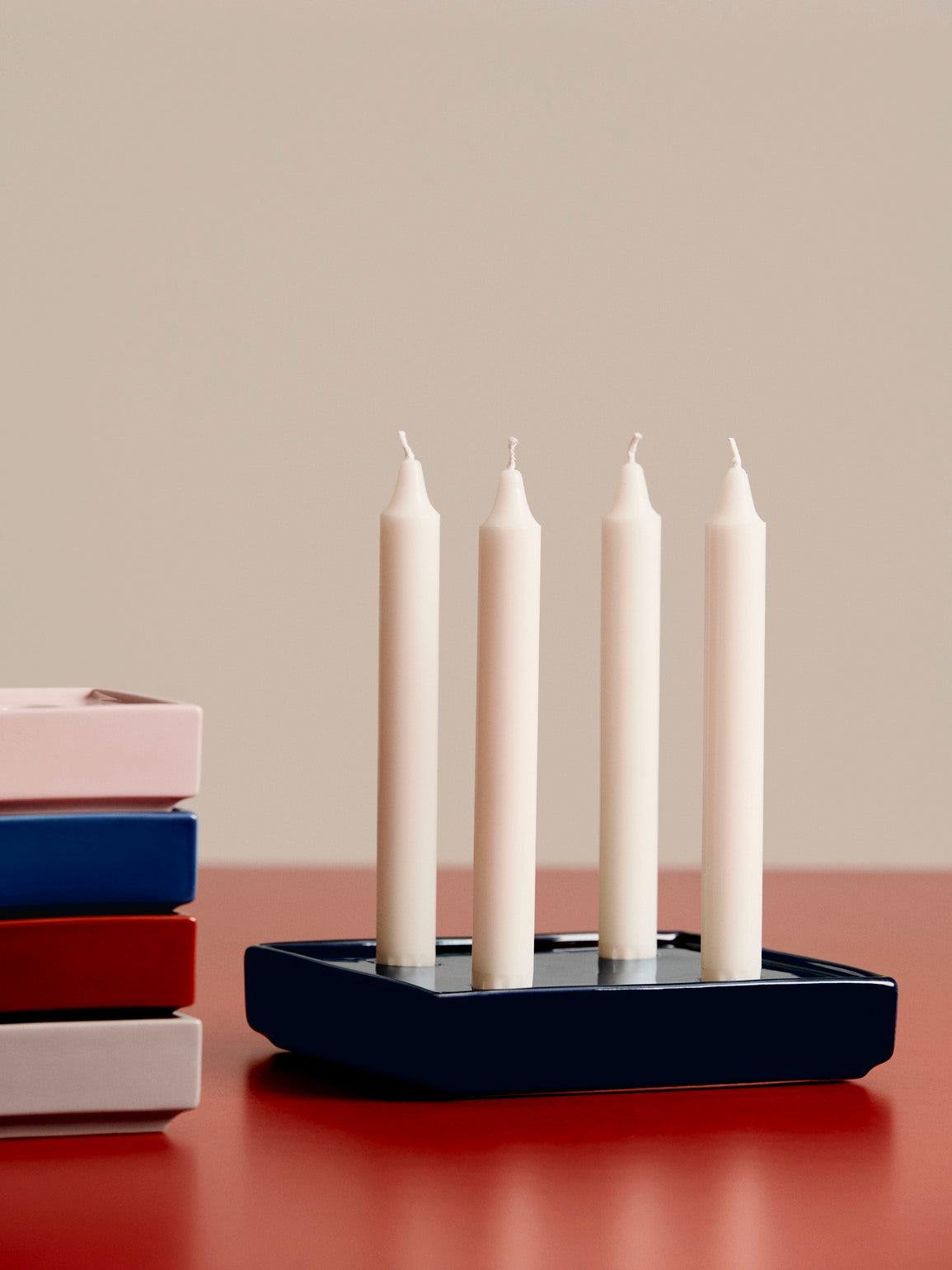 Mattone Candleholder-Small - Light Pink