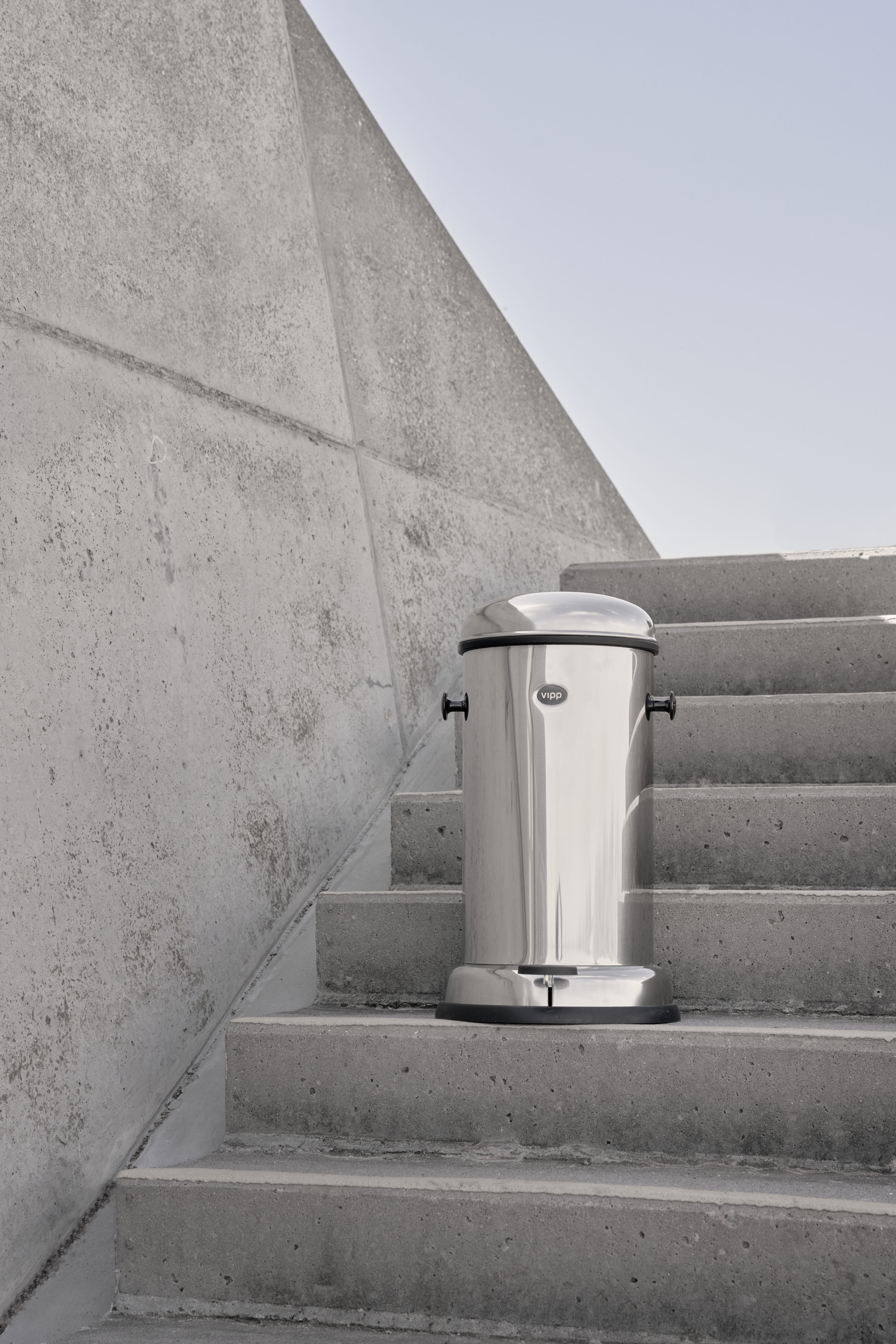 Vipp15 Pedal Bin - Stainless Steel - 14L