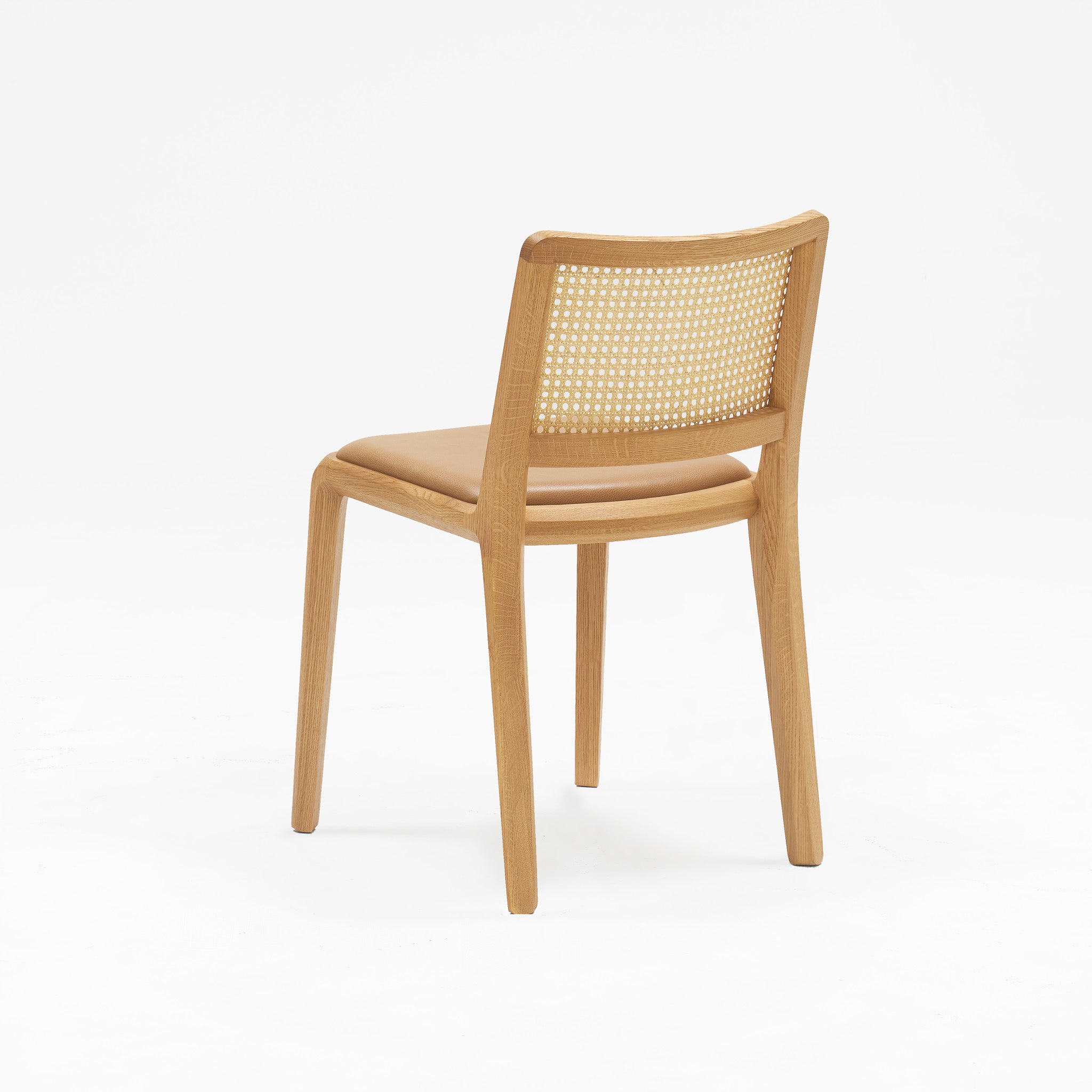 Boardwalk Chair Rattan B UPH S Light Oak
