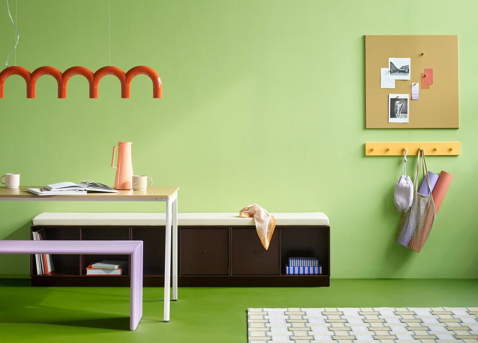 Rest Storage Bench 208.8x42.4 cm