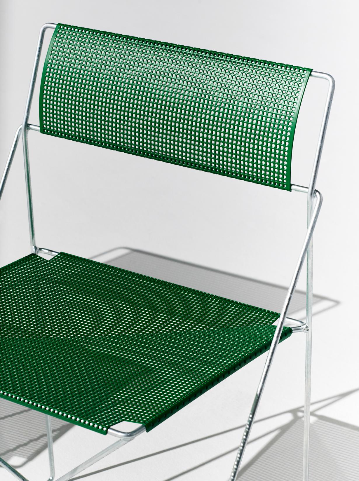 X-Line Outdoor Chair, Hot Galvanised