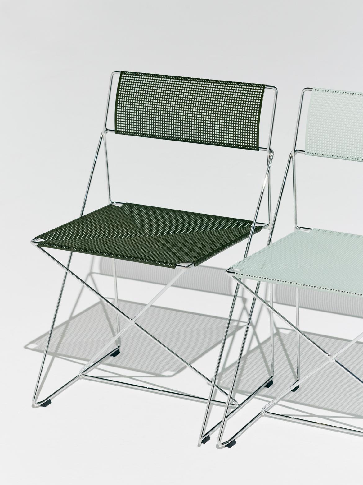 X-Line Outdoor Chair, Hot Galvanised