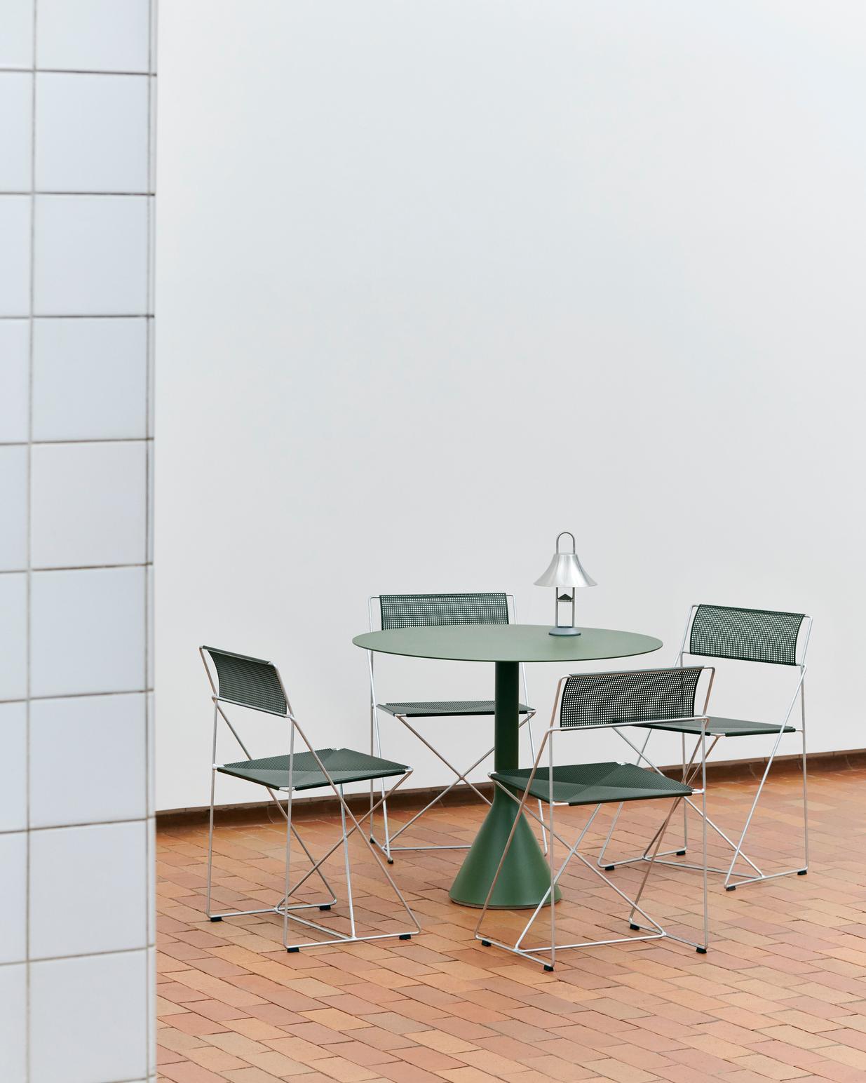 X-Line Outdoor Chair, Hot Galvanised