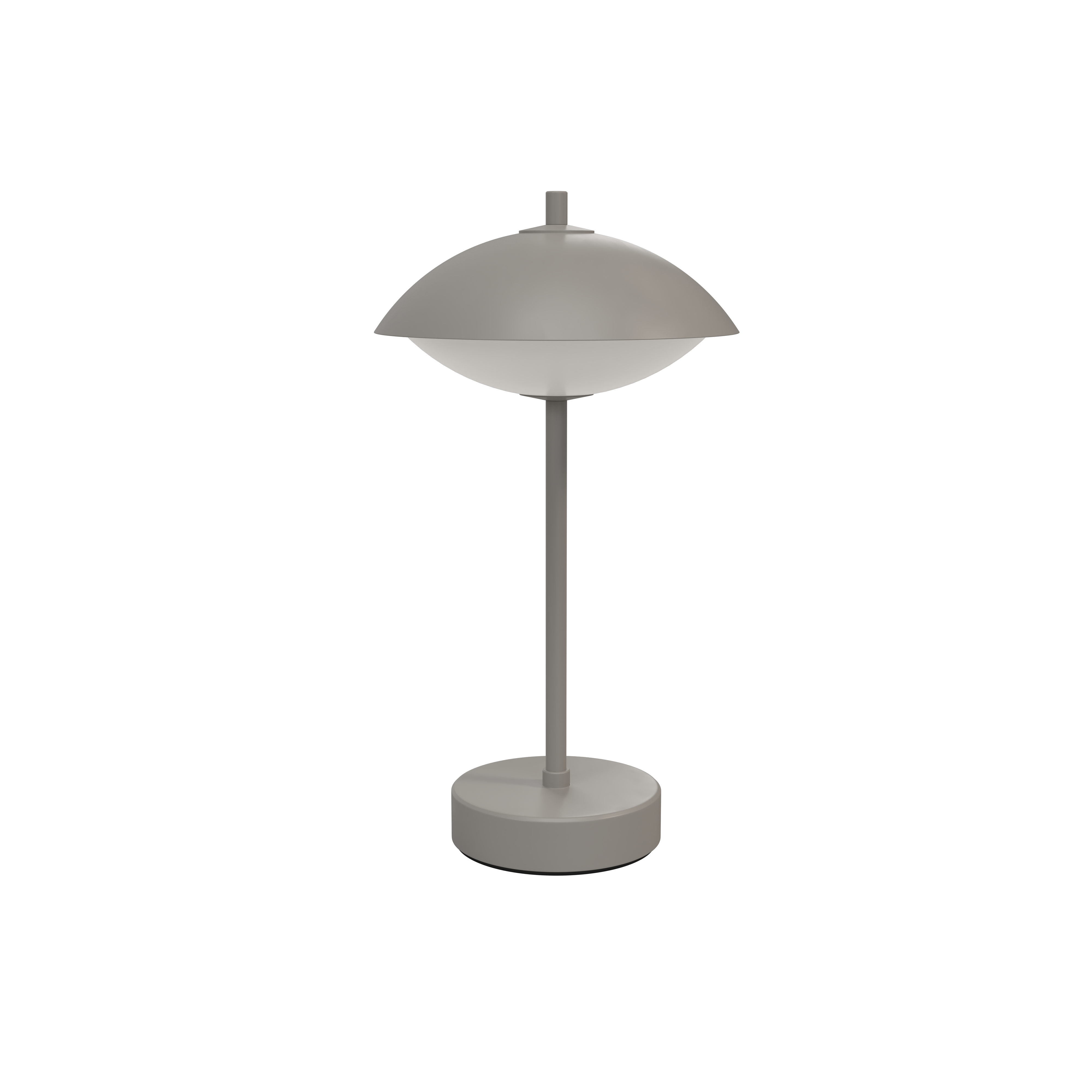 Clam Portable Lamp Nine Grey