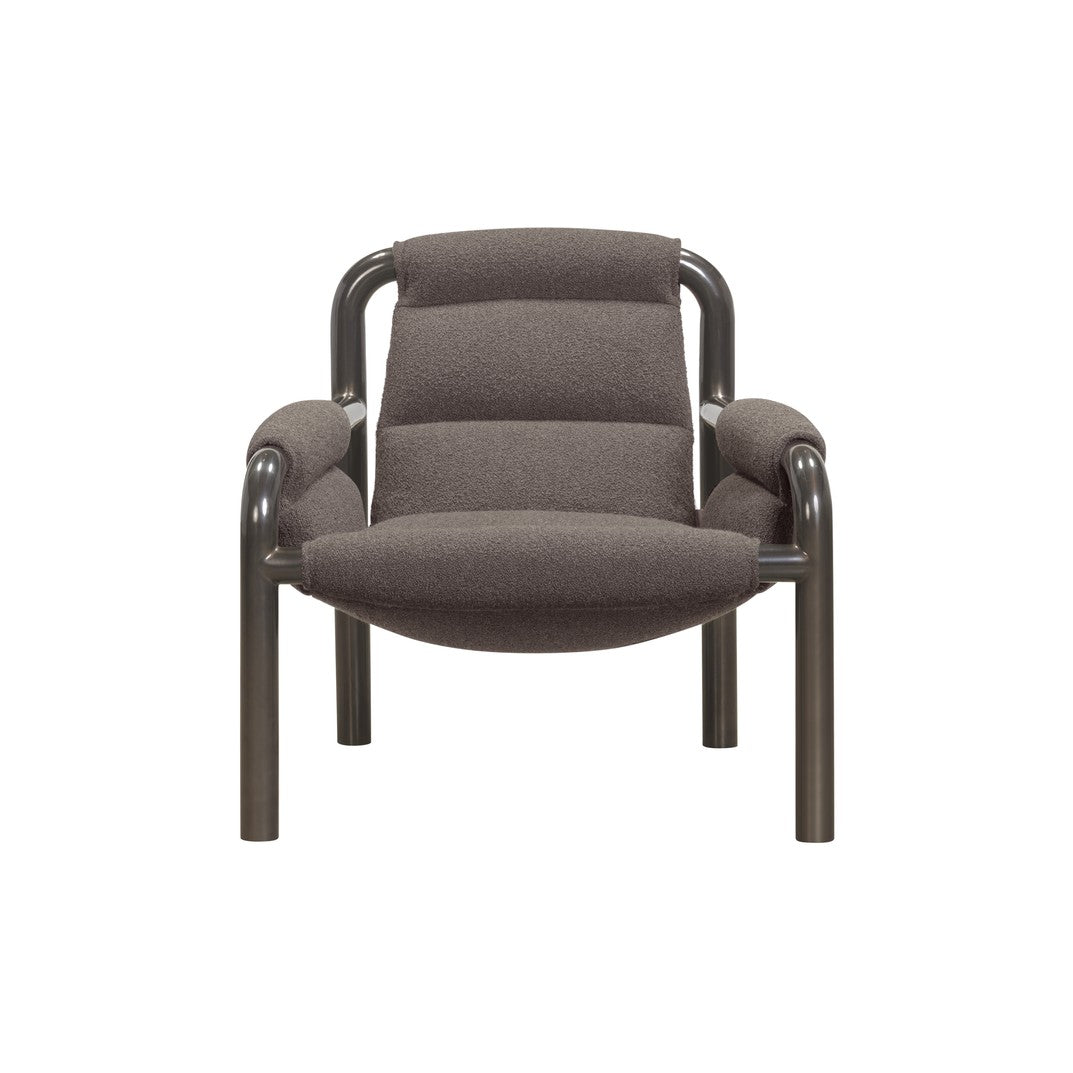 Atli Lounge Chair, Dark Grey Lacq Legs