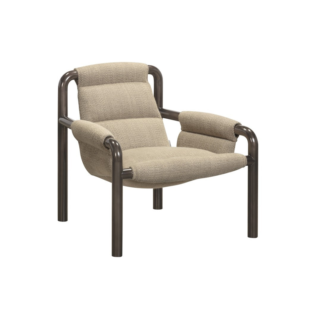 Atli Lounge Chair, Dark Grey Lacq Legs