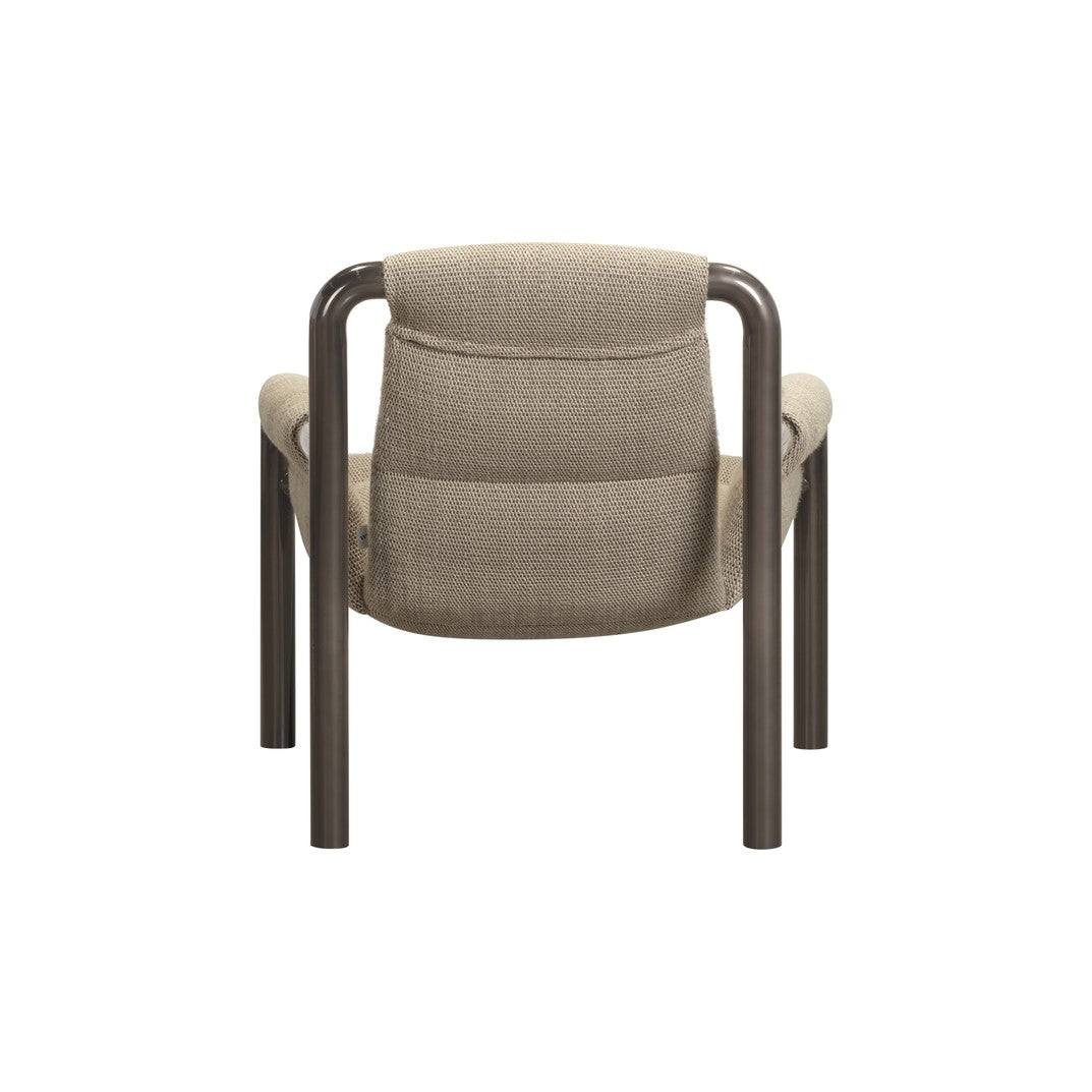Atli Lounge Chair, Dark Grey Lacq Legs